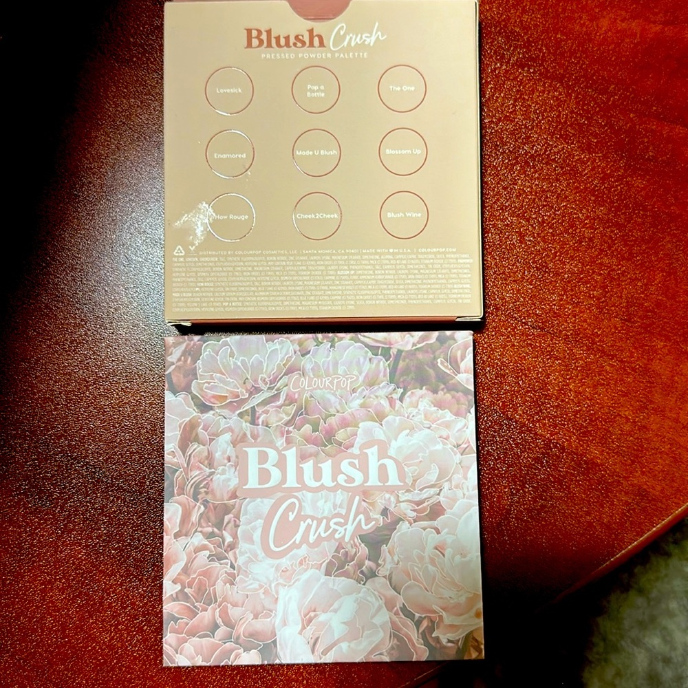 COLOURPOP blush crush pressed powder palette